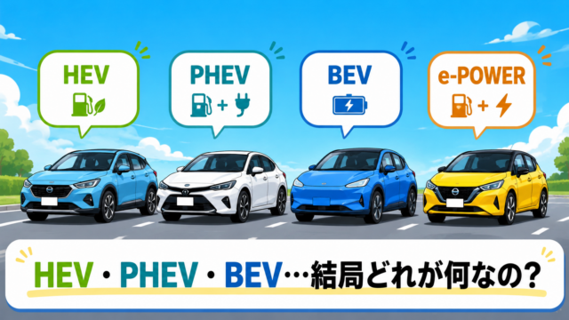 HEV・PHEV・BEV…結局どれが何なの？