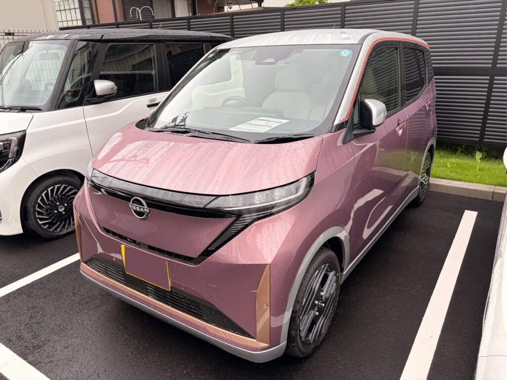 新型サクラ（水面乃桜×スターリングシルバー）の実車全景