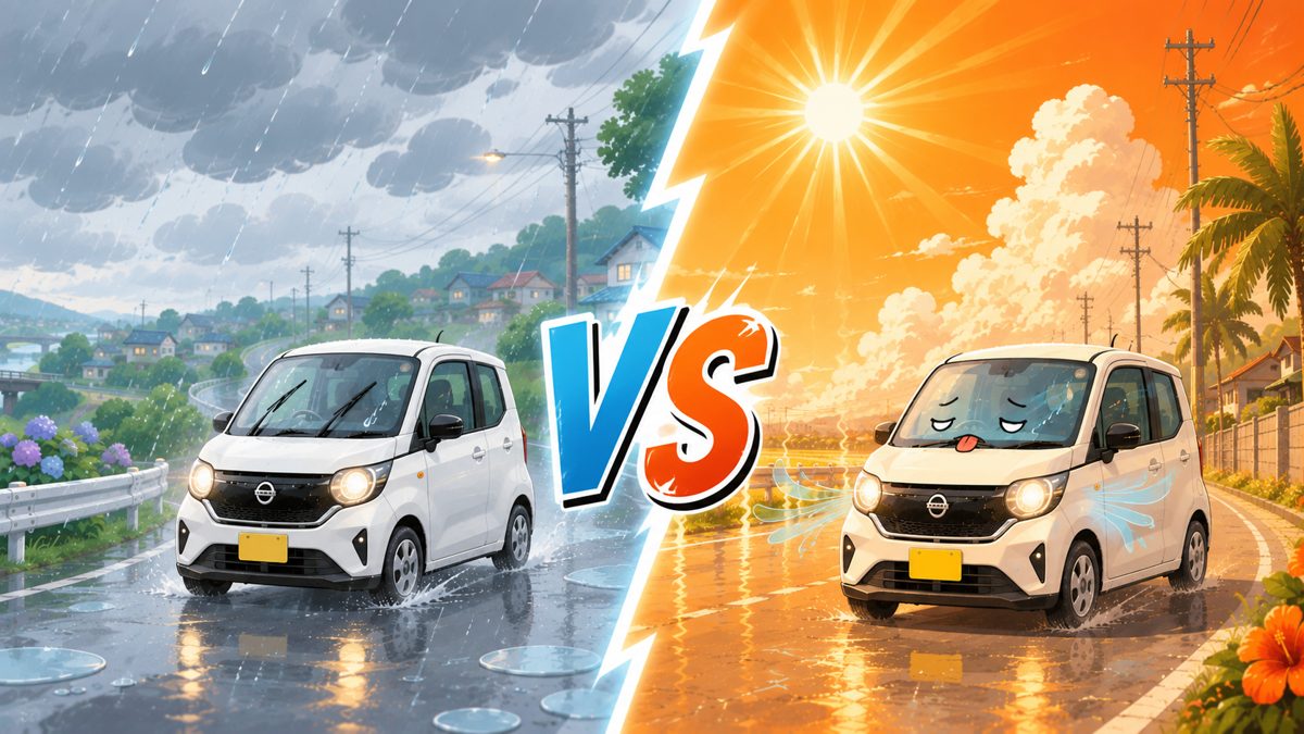 「雨の日はEVの電費が悪い」は本当か？——75日の実測データでわかった、電費を決める本当の要因