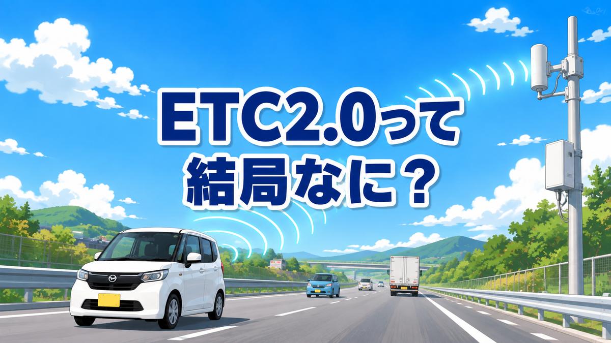 ETC2.0って結局なに？普通のETCとの違いと「付けるべき人」を、我が家の明細で答え合わせ