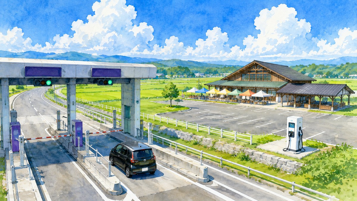 ETC2.0の一時退出を道の駅おけがわで実走｜降りても料金は通し360円、答えは17日後の明細に出ました